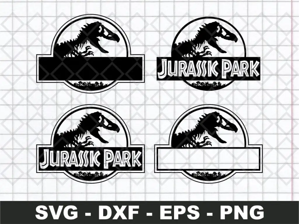 Jurassic World Logo SVG, Clean And Easy To Cut