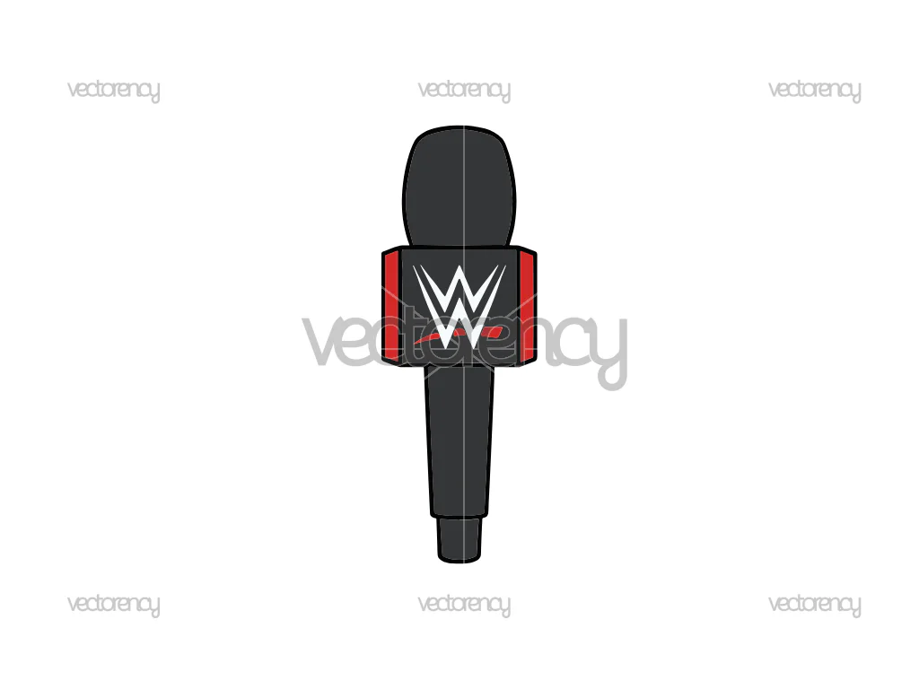 WWE Mic Clipart SVG PNG Image Download