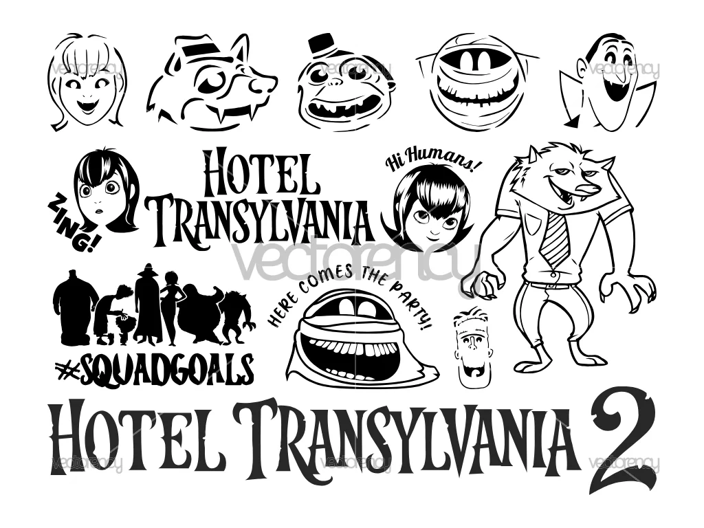 Hotel Transylvania SVG Bundle