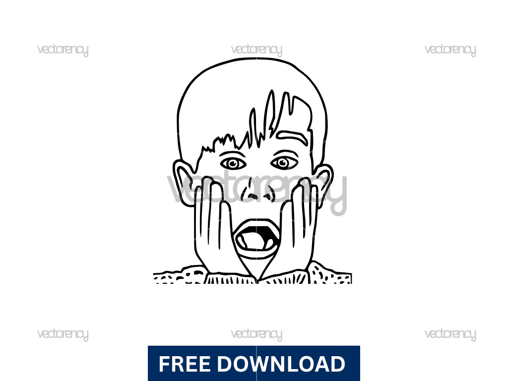 Free Home Alone House SVG