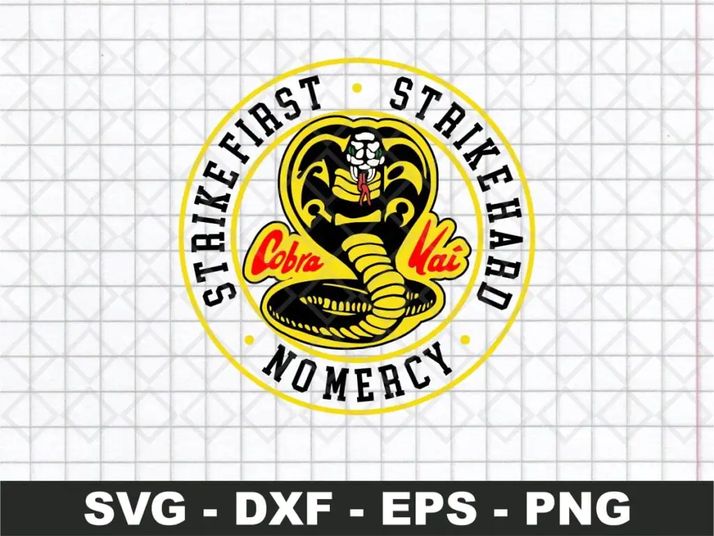 Cobra Kai Dojo Logo SVG Cut File