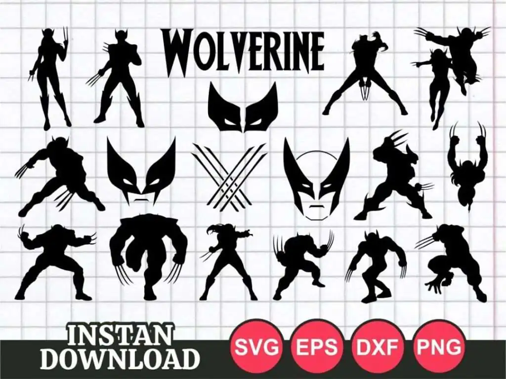 Wolverine SVG Bundle