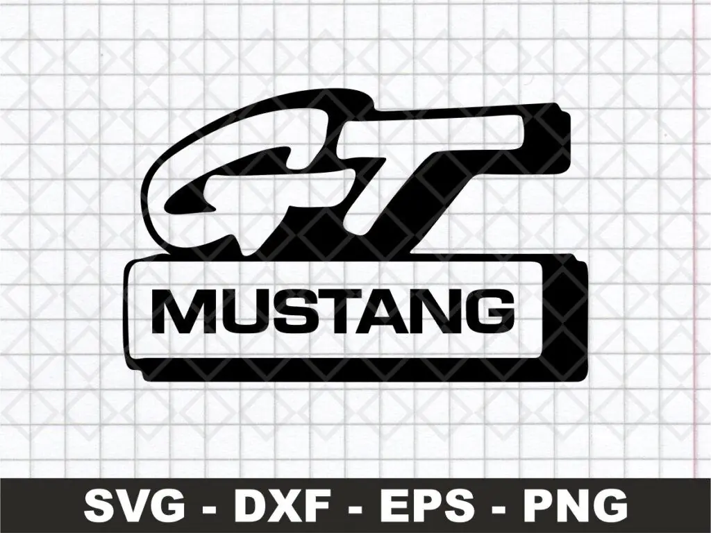 GT Mustang SVG