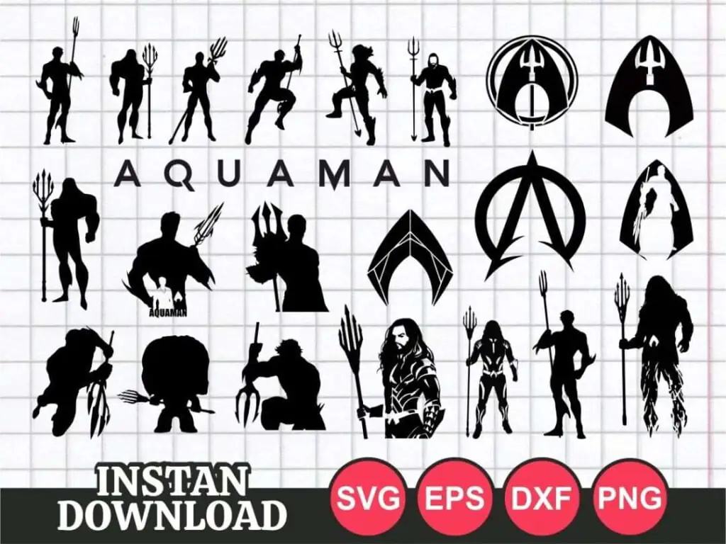 Aquaman SVG Bundle