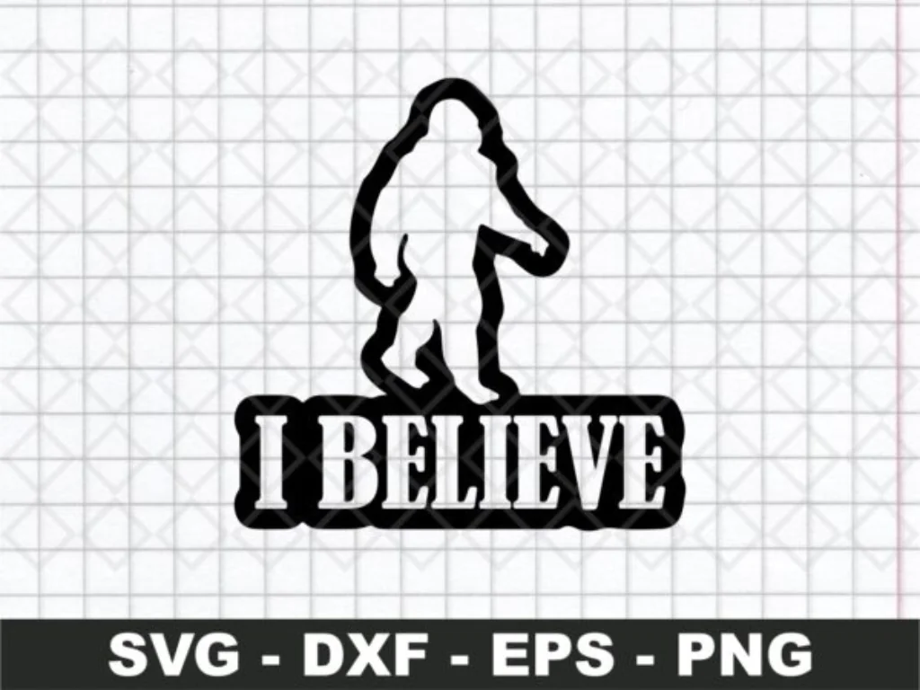 Instant Download Digital Bigfoot SVG