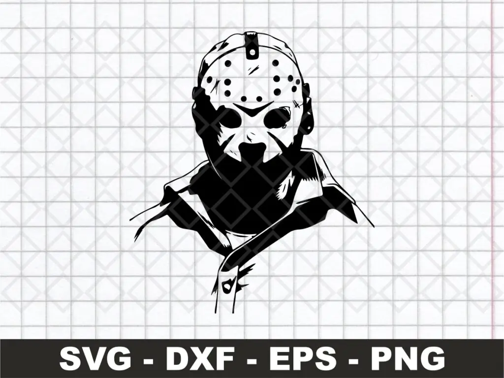 Jason Vorhees for Cricut, Friday the 13th SVG