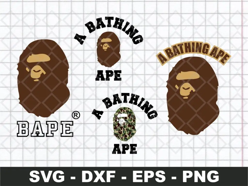 Clothing Brand Bape SVG