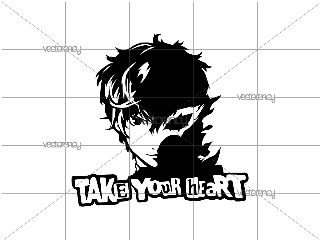 Persona 5 SVG EPS PNG DXF Files