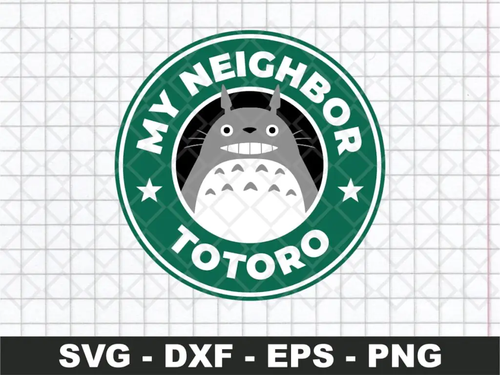 My Neighbor Totoro SVG Starbucks Inspired