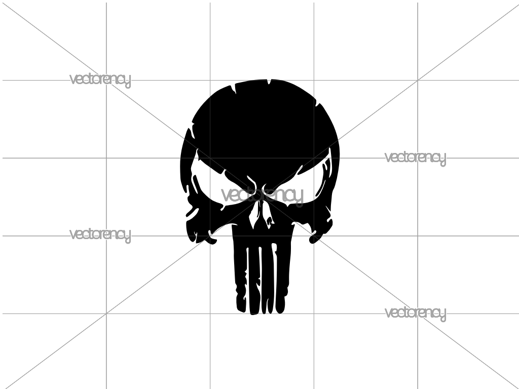 Skull Cut File SVG For Car Decals