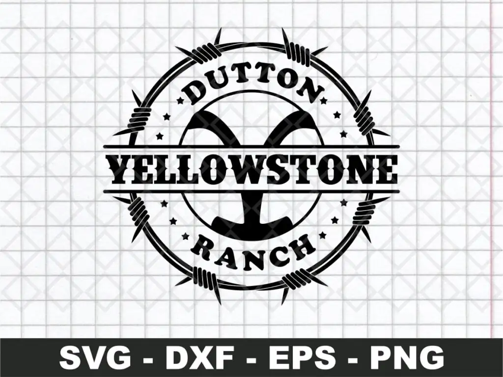 Yellowstone Dutton Ranch SVG