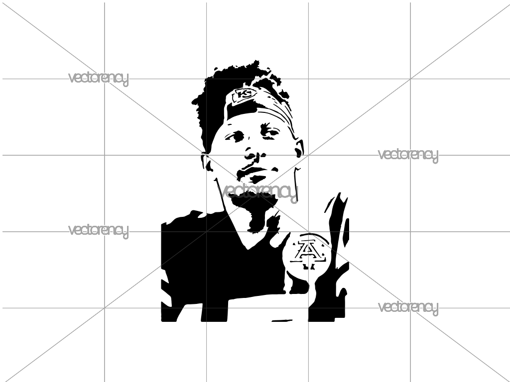 Patrick Mahomes SVG