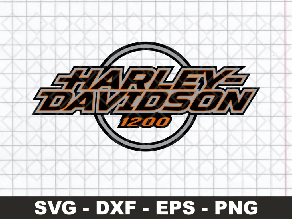 Harley Davidson 1200 Vector Files, SVG Cricut