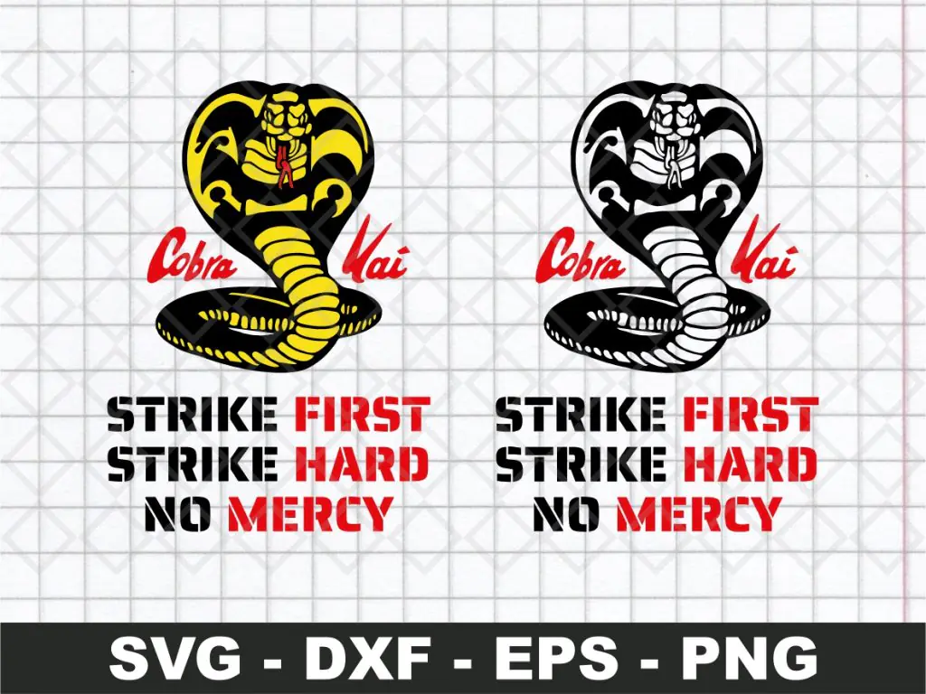 Cobra Kai Logo No Mercy SVG Files