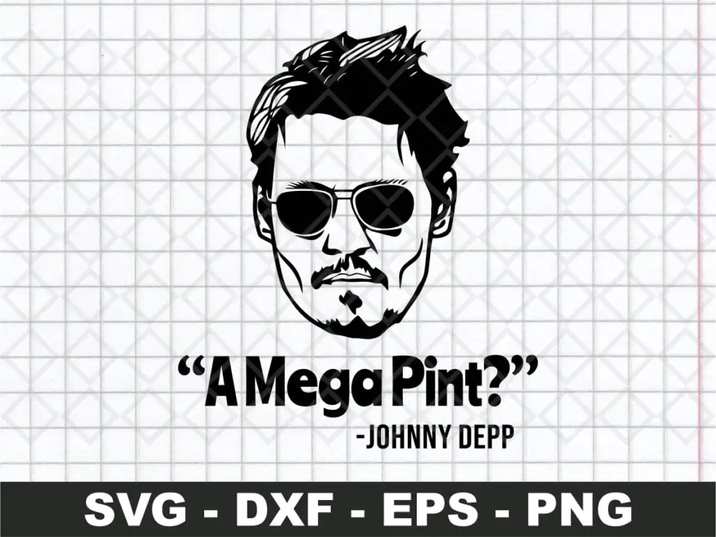 Mega Pint SVG Johnny Depp