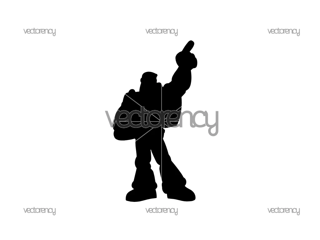 Buzz Lightyear SVG Silhouette
