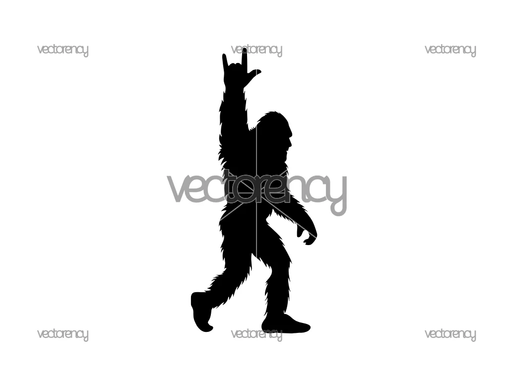Bigfoot Rock SVG PNG DXF File Download