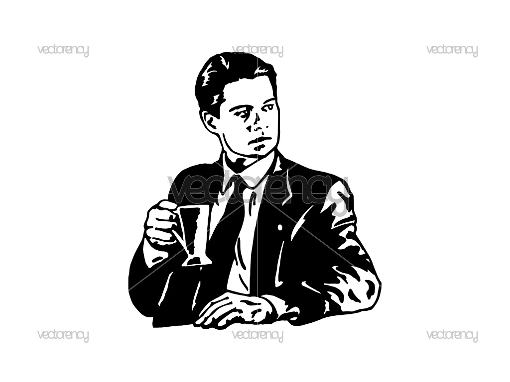 Agent Dale Cooper SVG EPS PNG