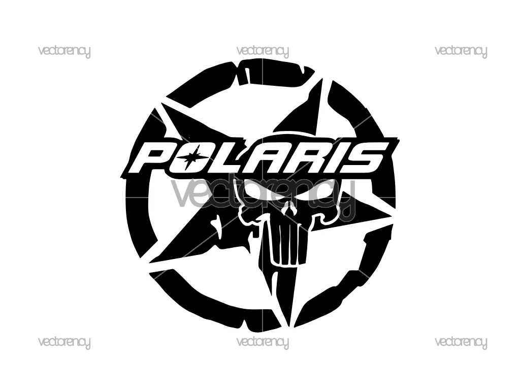Polaris Skull Punisher SVG Vector