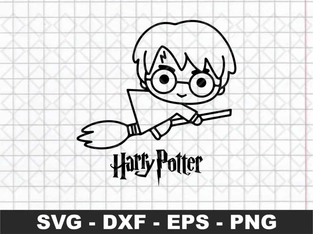 Harry Potter Chibi SVG