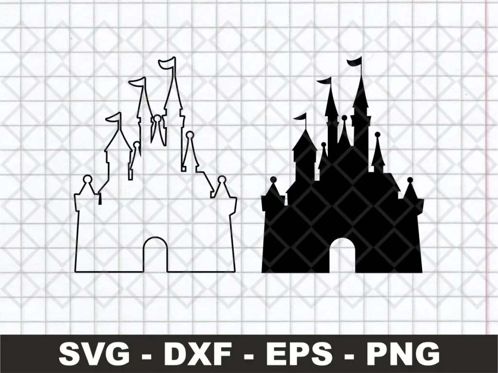 Castle Design SVG PNG Image Vector