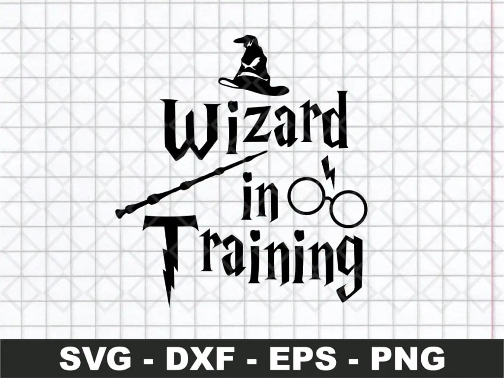 Wizard In Training Harry Potter SVG Digital Cut Files