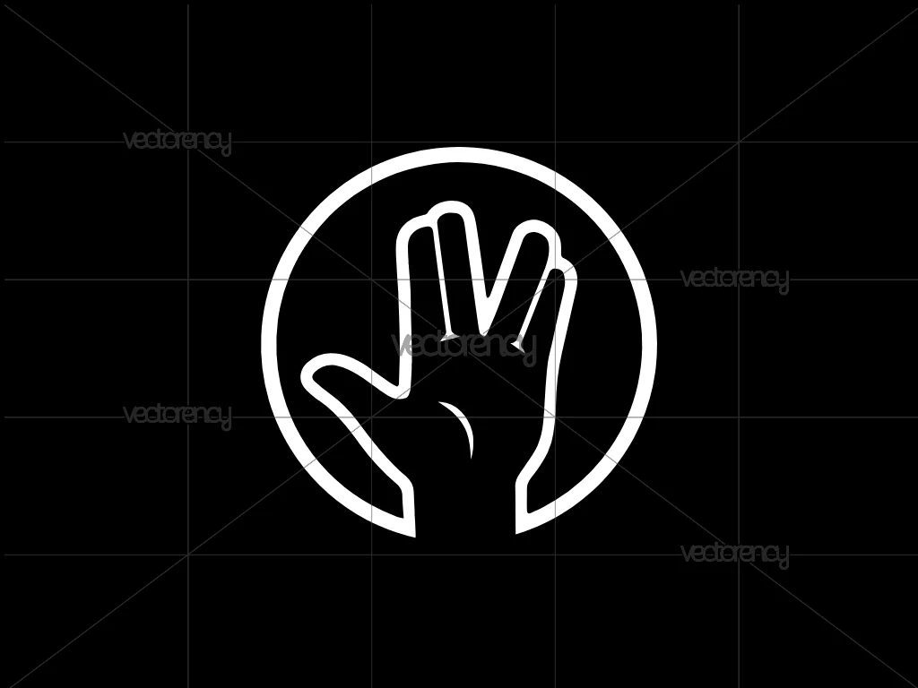 Hand Live Long and Prosper SVG