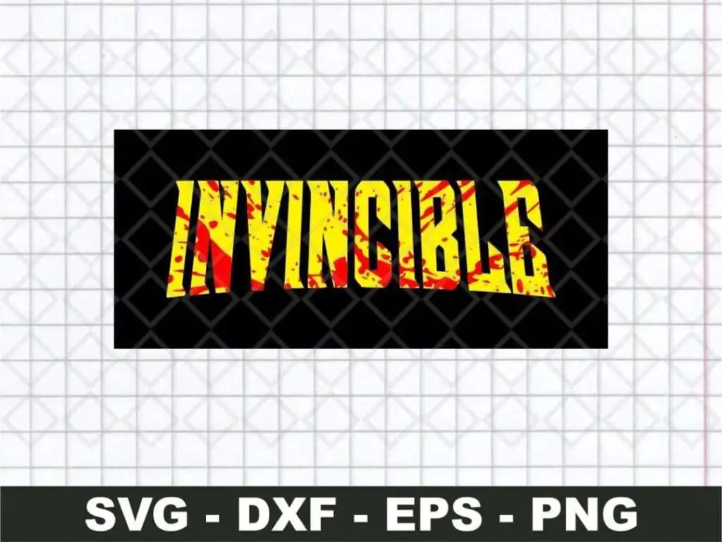 Invincible Bloody Logo SVG | Vectorency