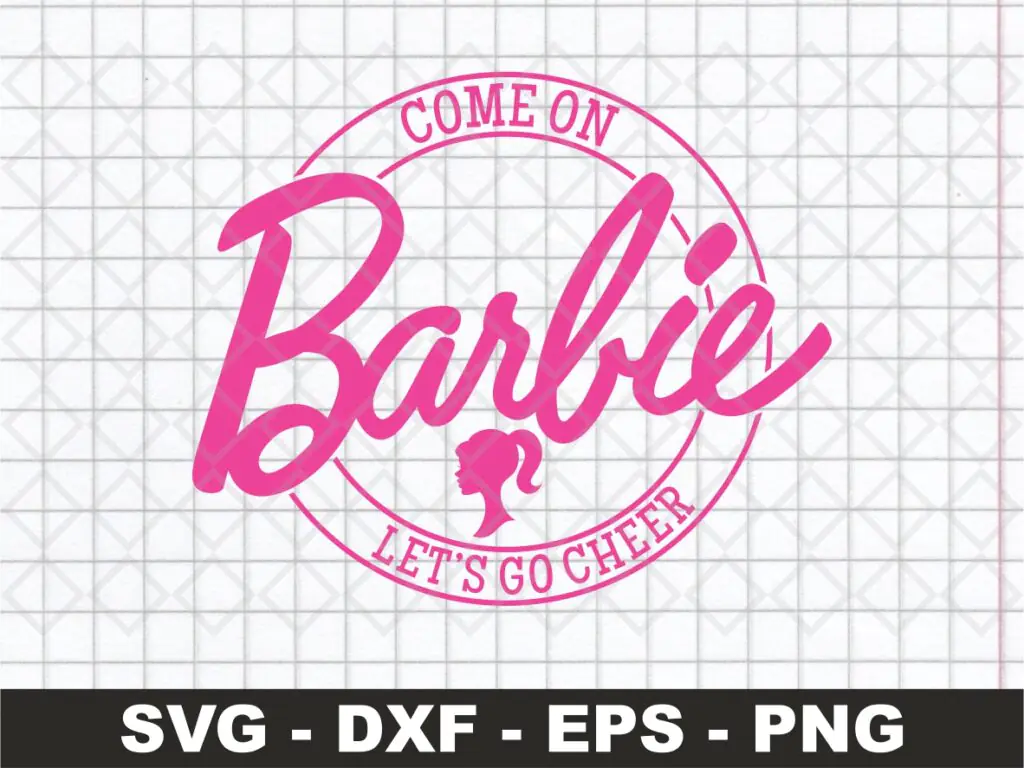 Cheer Barbie World SVG