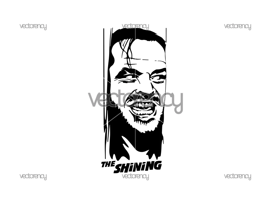 Jack Torrance SVG Download, The Shining Cricut Cut