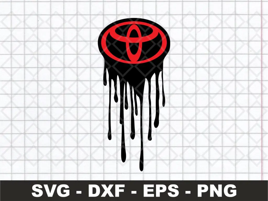 Logo Car Drip Toyota SVG Vector