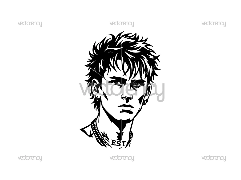 Machine Gun Kelly Stencil Cut File