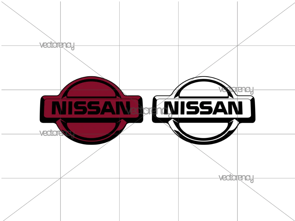 Nissan Logo Cut File SVG DXF PNG EPS