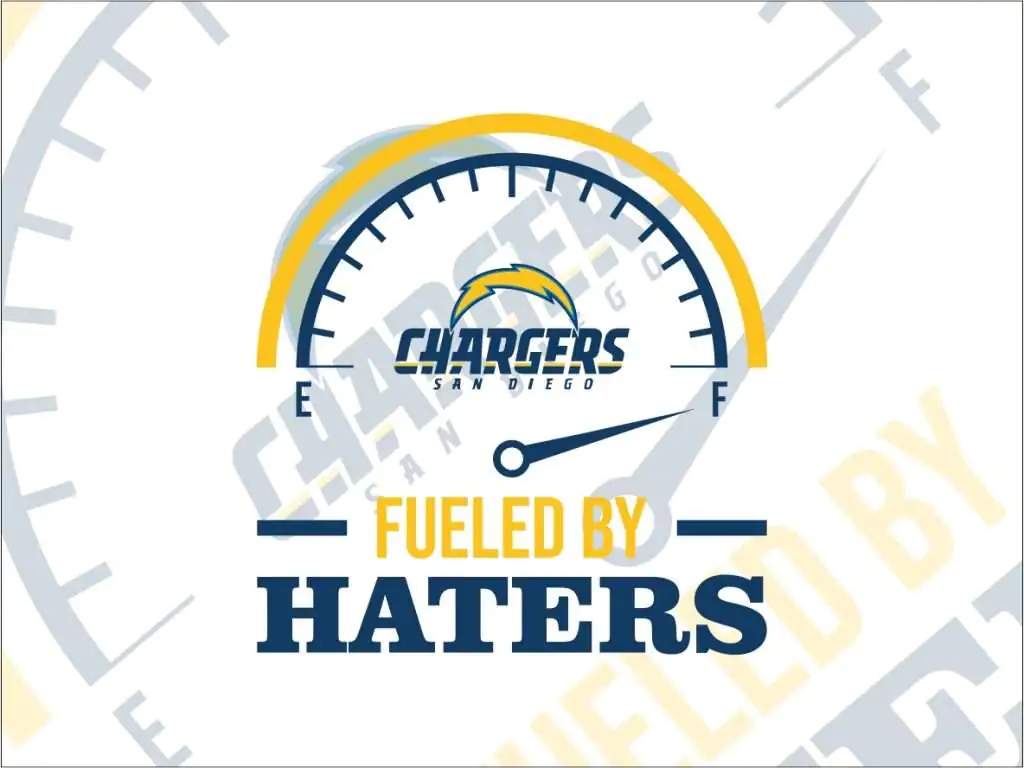 Fueled By Haters Los Angeles Chargers SVG