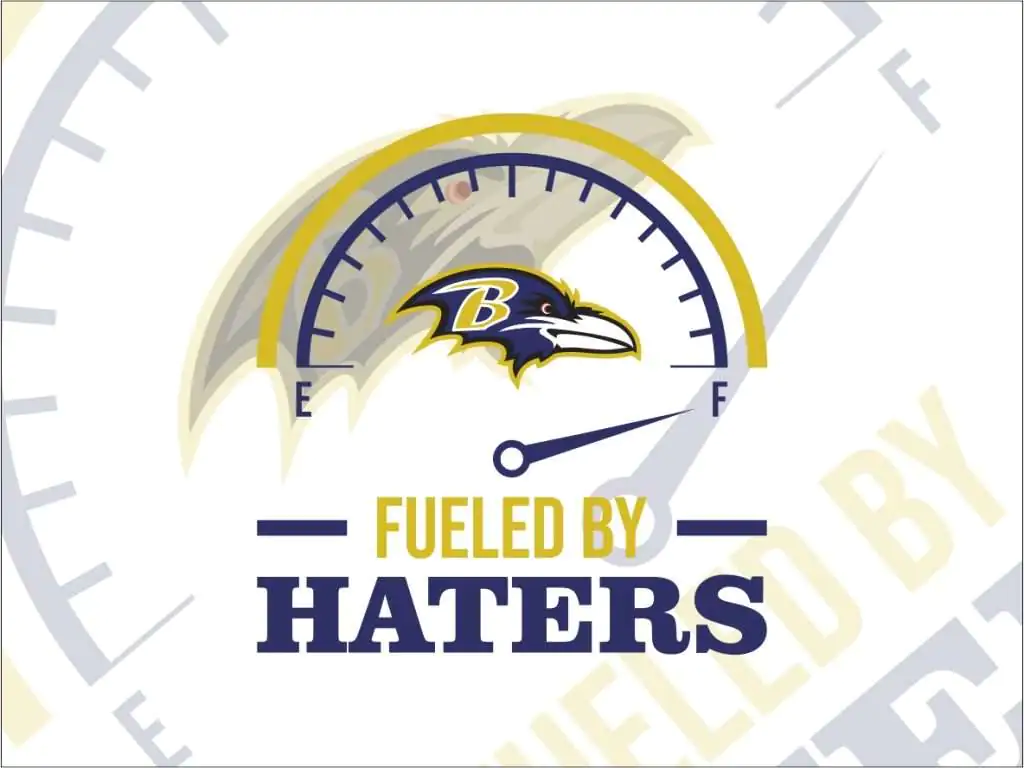 Fueled By Haters Baltimore Ravens SVG