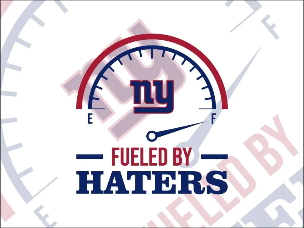 Fueled By Haters New York Giants SVG