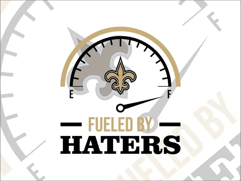 Fueled By Haters New Orleans Saints SVG