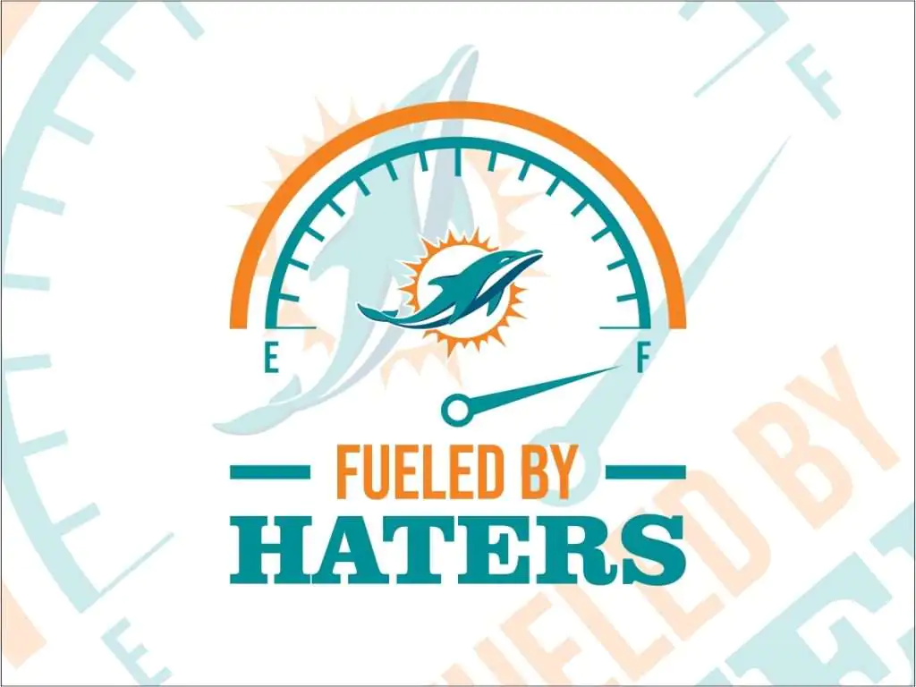 Fueled By Haters Miami Dolphins SVG