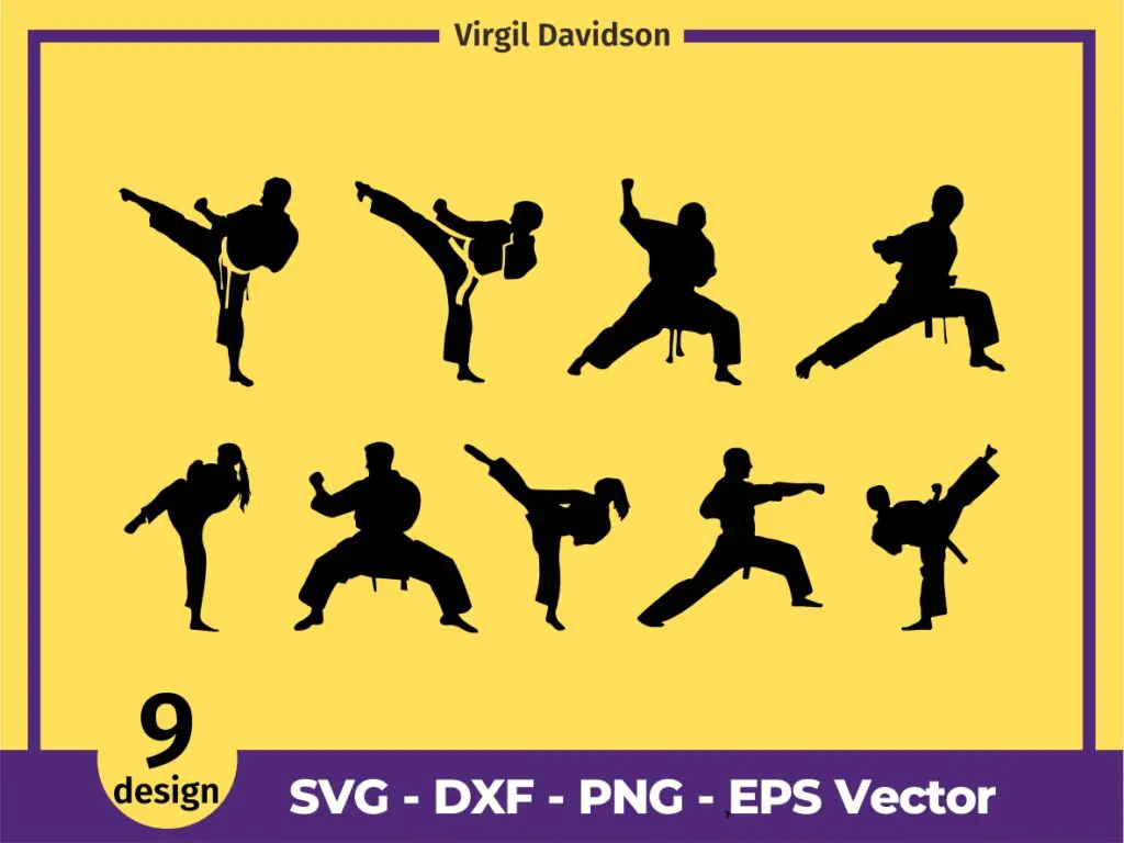 Martial Arts Karate SVG Bundle