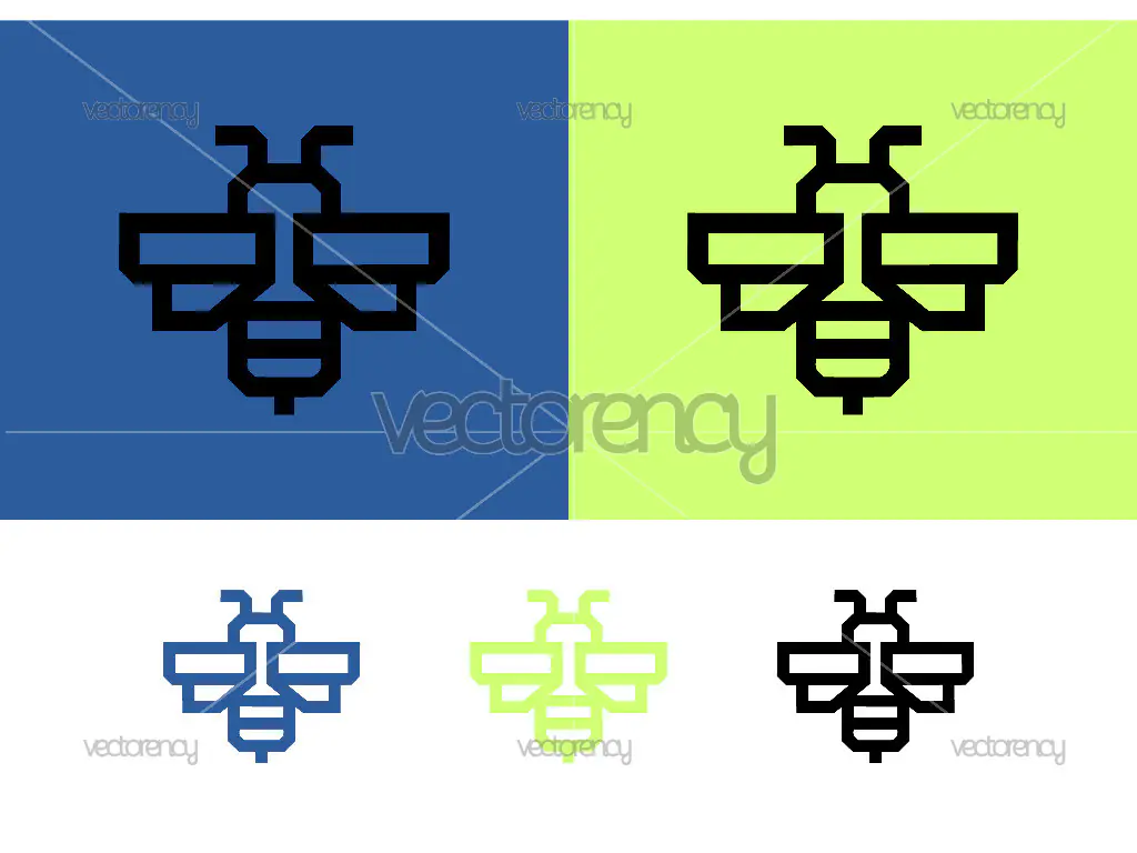 Bear head logo design on white background.