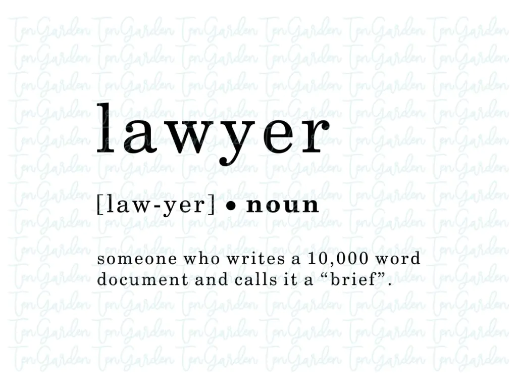 Lawyer Definition SVG