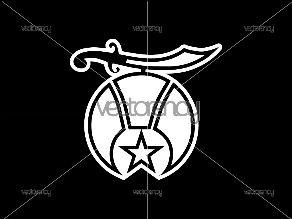Shriner Symbol SVG Freemason Image vector