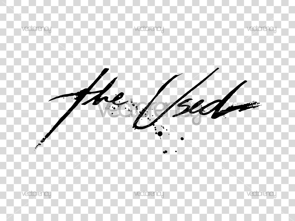 The Used Band Logo PNG HD Transparent Vector EPS