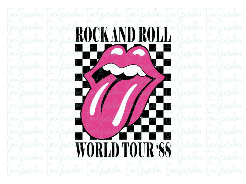 Rock and Roll SVG PNG EPS