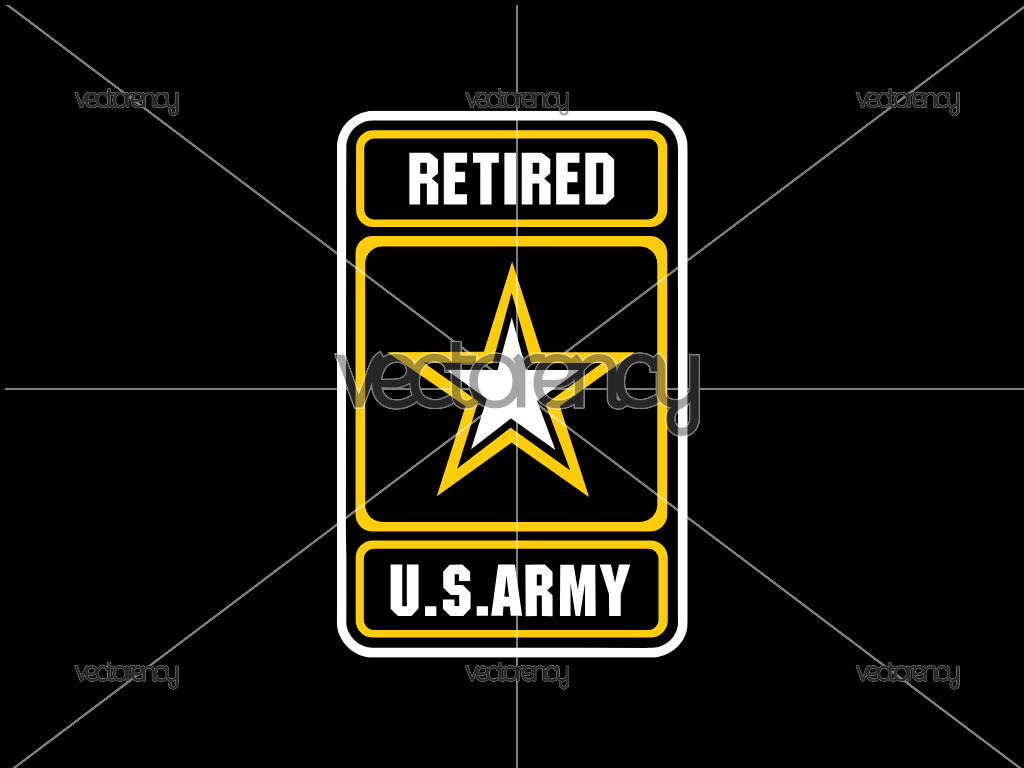 Retired US Army SVG Cricut Layered