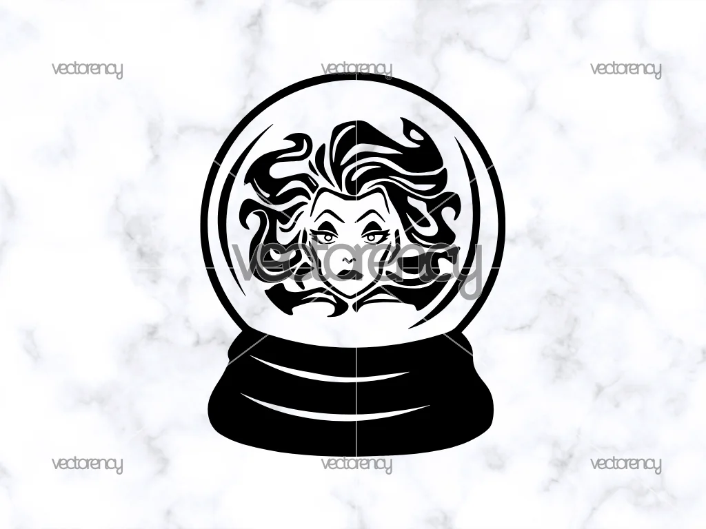 Madame Leota SVG, Disney, Free Download, Haunted Mansion Vector Clipart