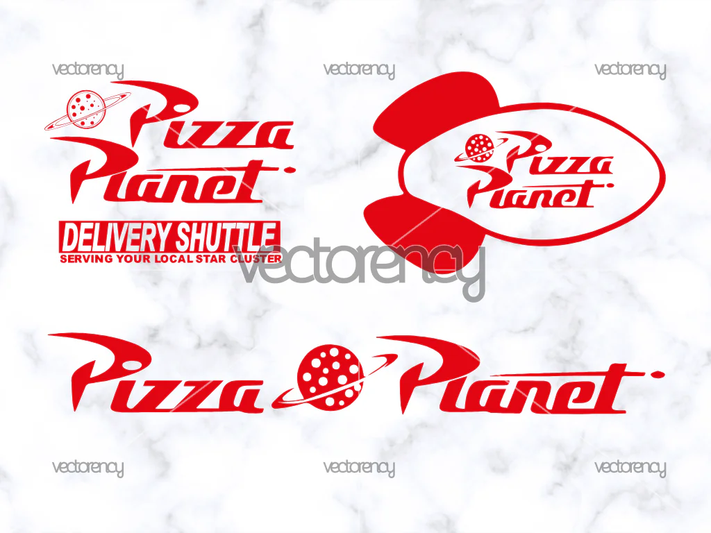 Toy Story Pizza Box Pizza Planet SVG