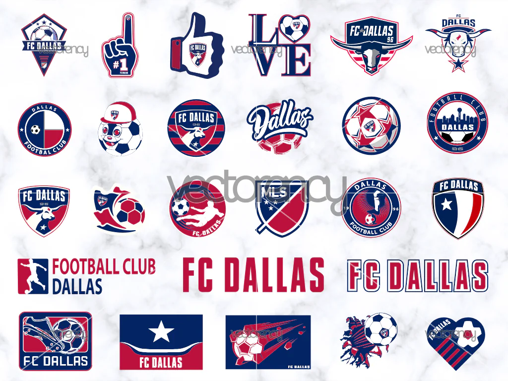 MLS FC Dallas SVG Soccer PNG EPS DXF