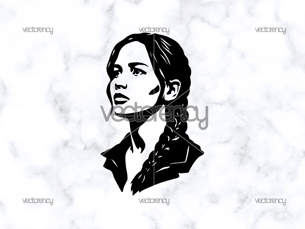 Katniss Everdeen SVG