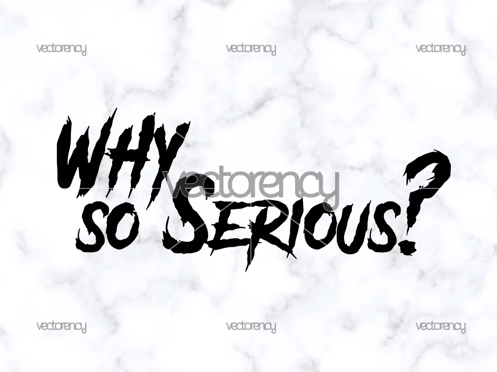 Joker Why So Serious SVG PNG
